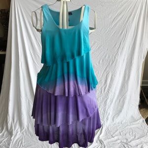Girls Layered Ombré Free People Style Dress